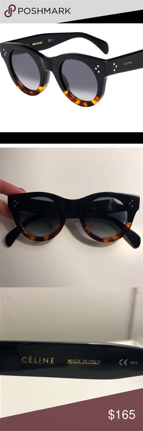 celine bridge sunglasses black|authentic Celine sunglasses.